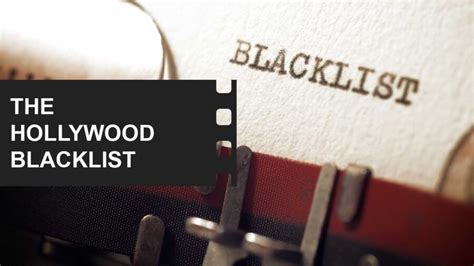 Blacklist Definition and Meaning — The Hollywood。